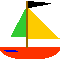 Label the Sailboat in English